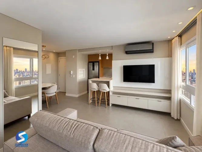Apartamento à venda com 2 quartos sendo 1 suíte, com 67m², e 2 vagas