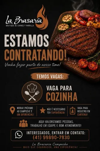 Cozinheiro e Auxiliar de cozinha