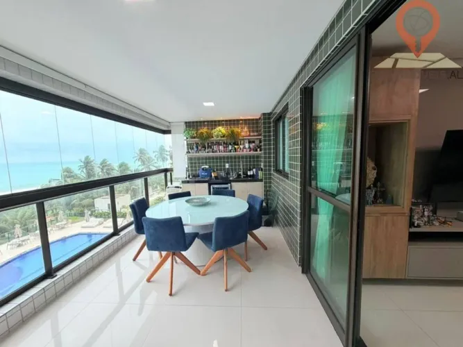 Apartamento com 4 dormitórios à venda, 145 m² por R$ 2.200.000,00 - Guaxuma - Maceió/AL