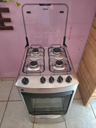 Fogão Consul 4 Bocas Inox - Automático