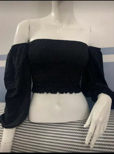 cropped manga bufante