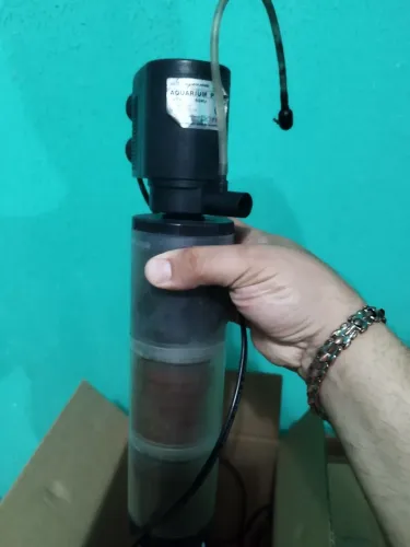 Bomba oxigenadora filtro 1700 litros hora com 4 compartimentos para mídias 