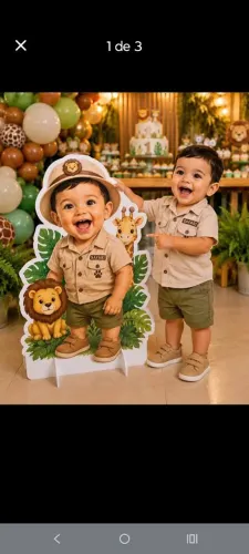 Display de festa decoração