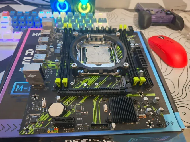 Paca mãe x99 xeon MACHINIST + Processador E5 2650 v4