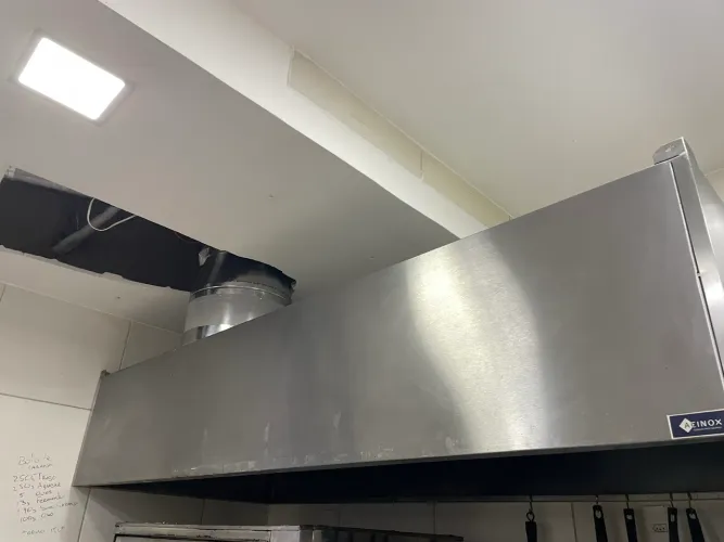 Coifa profissional inox 