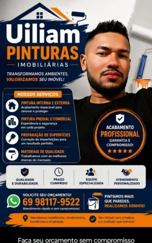 Serviço de pintura residencial e comercial