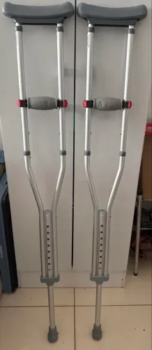 Par de Muleta NOVA em Alumínio até 130 Kg (02 unidades)