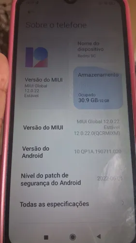 Celular Redmi 9c