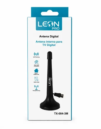 Antena Digital Interna LEON PRO TX-004-3M