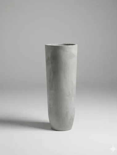 VASO CONE EM CONCRETO MACIÇO 100CM de altura SUPER OFERTA 