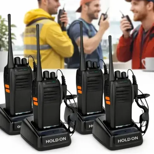 Kit Par 2 Radio Baofeng 777s Walk Talk Comunicador 16 Canais