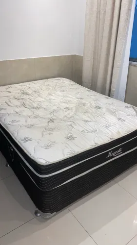 Cama ortobom magestic pocket system colchão de molas ensacadas