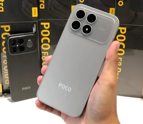 Celular Xiaomi Poco F8 Pro 512/12- Silver Azul Lacrado