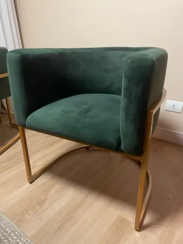 2 Poltronas verde luxo