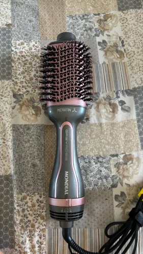 Escova Secadora Grey Rose Mondial Bivolt