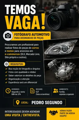 Oportunidade de emprego