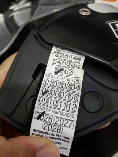 Capacete New Liberty 3. QR code novo* Lacrado na Caixa