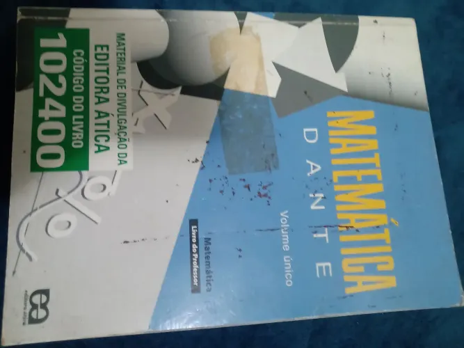 MATEMÁTICA DANTE - Volume Único - Livro do Professor