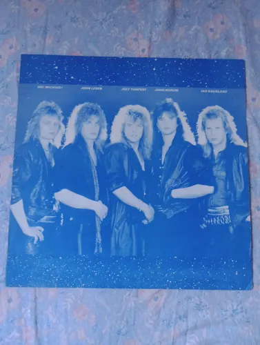 Encarte do LP da banda Europe the final COUNTDOWN