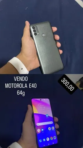 VENDO CELULAR MOTOROLA E40 64g