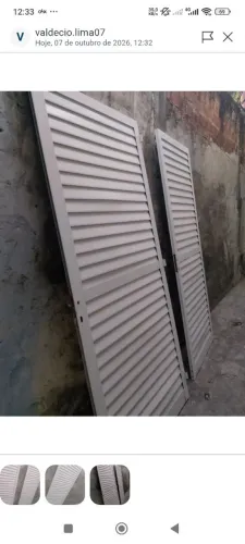 Porta de alumínio resistente