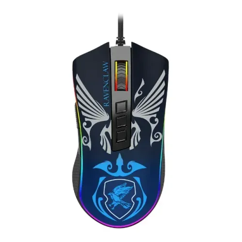 Mouse Gamer Redragon Harry Potter Corvinal, RGB, 12400 DPI, Sensor Pixart PMW3327, USB