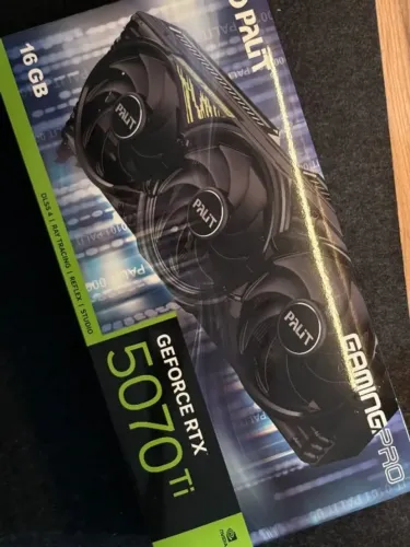 PALIT 5070 TI GAMING PRO OC 16GB GDDR7 NOVA + GARANTIA ! MELHOR QUE 4080 SUPER DLSS5.0!!