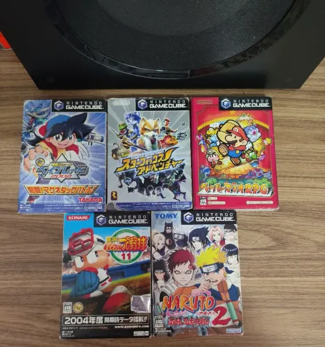 Jogos de Nintendo game cube japonês + memori card