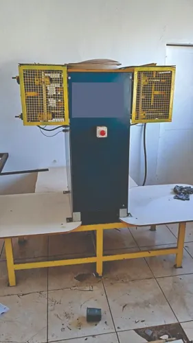 158 Maquina Para Fabricar Caixa de Pizzas Redonda, Maquina Prensa Forma Pizza, Dimensões d