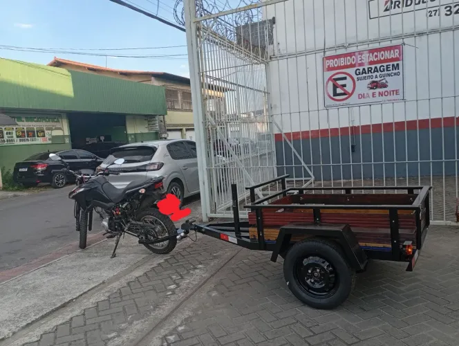 Carretinha fazendinha para moto