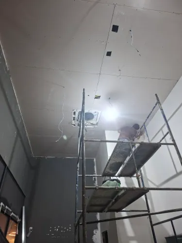 Drywall divisória e rebaixamento 