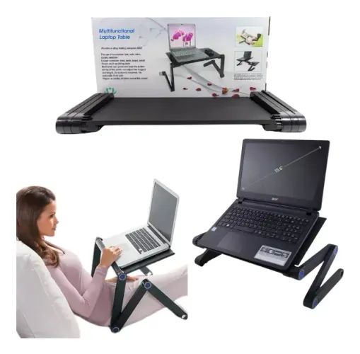 Base Suporte Ergonômico P/ Notebook Tablet Dobravel Portatil