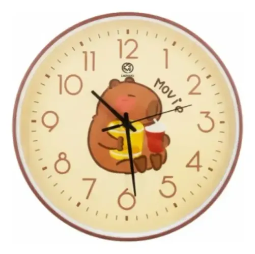 Relógio De Parede Divertido Com Capivara Decorativo Capivara