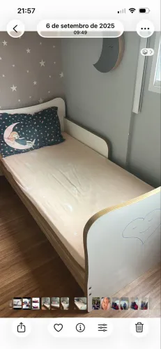 Cama Infantil com Lousa