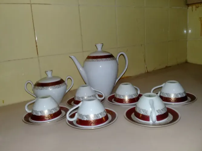 Jogo de café Porcelana Renner