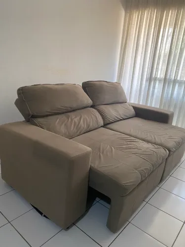 Sofá reclinável
