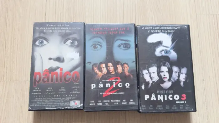 VHS Pânico Trilogia