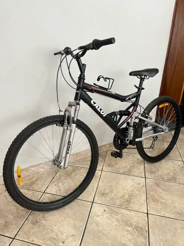 Bicicleta Aro 26 Caloi Sk Full-Suspension Shimano