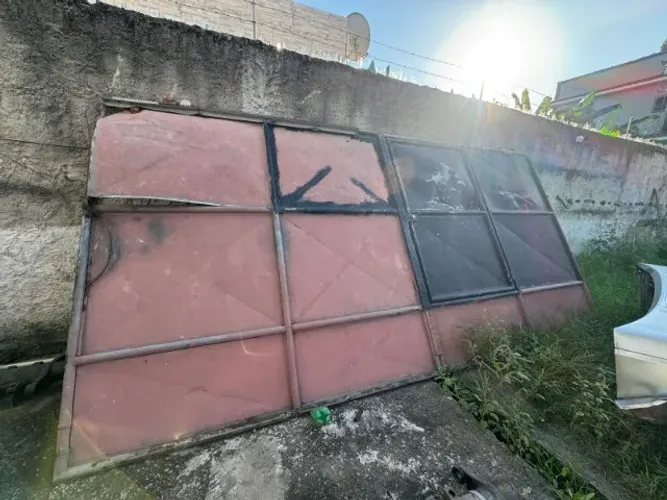 Portão de Ferro Galvanizado Grande 5m x 2,53m - Material Reforçado