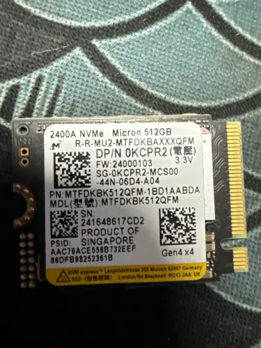 SSD NVMe ADATA 512GB MICRO + ADAPTADOR - NOVO