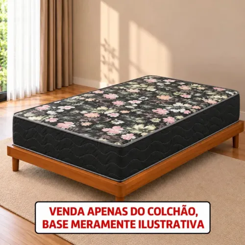 Colchão D20 Solteiro Topazio 88X188X12 Valecia <br>