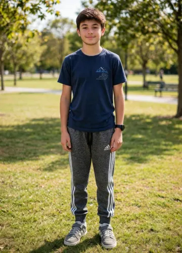 Calça de moletom infanto juvenil masculino