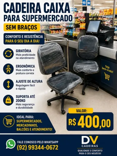 Cadeira caixa Diretor
