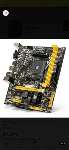 Placa Mãe para Rayzen AM4 Revenger 