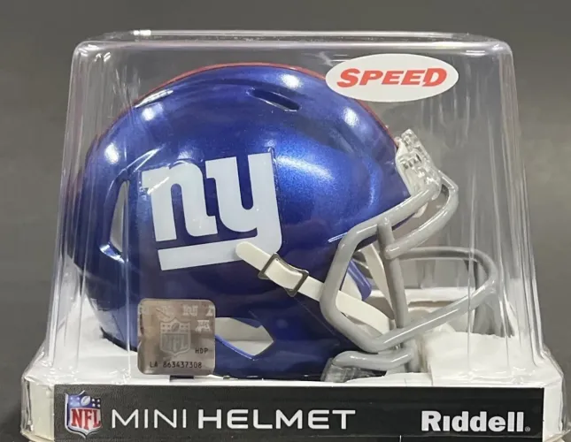 New York Giants Speed Mini Helmet Riddell NFL 