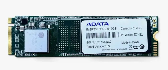 SSD semi novo nvme 512 gigas 