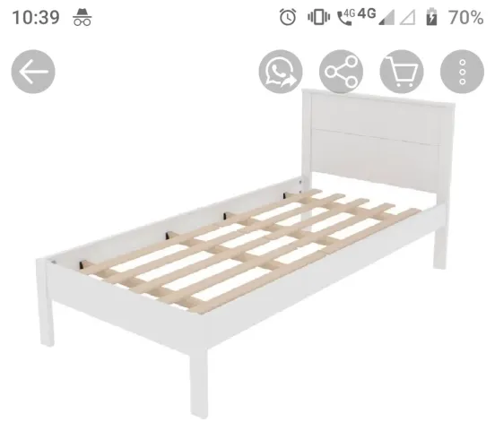 Cama, nova, caixa lacrada, Nota F.