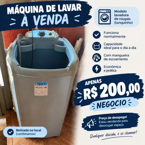 Tanquinho - Máquina de lavar