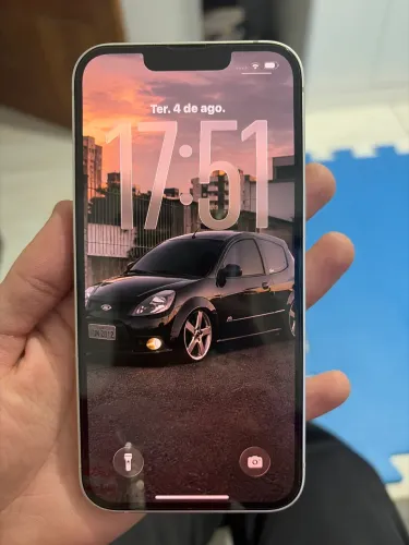 iPhone 13, Apple, 128GB, Branco, iPhone usado, Face ID, iOS.