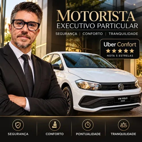 MOTORISTA EXECUTIVO PARTICULAR COM VEÍCULO PRÓPRIO | VW POLO 2026/2026